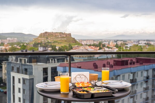 Vue sur les montagnes