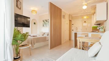 Wifi gratis y ropa de cama