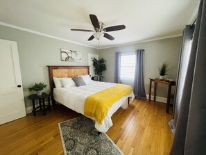 4 habitaciones, escritorio, wifi gratis y ropa de cama
