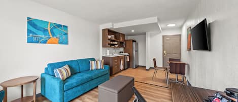 Blackout drapes, iron/ironing board, free WiFi