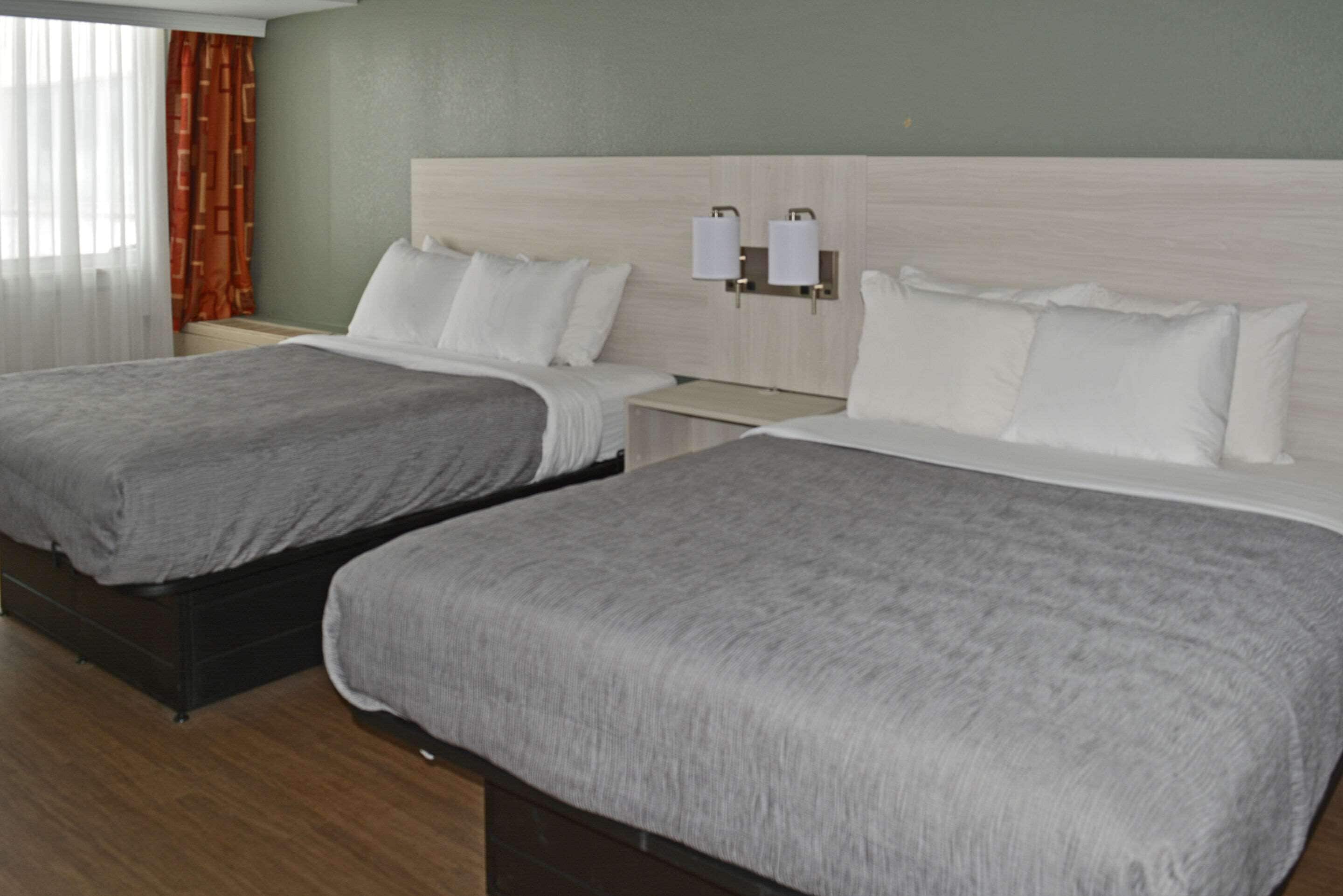 room, 2 queen beds, non smoking | desk, free wifi, bed sheets