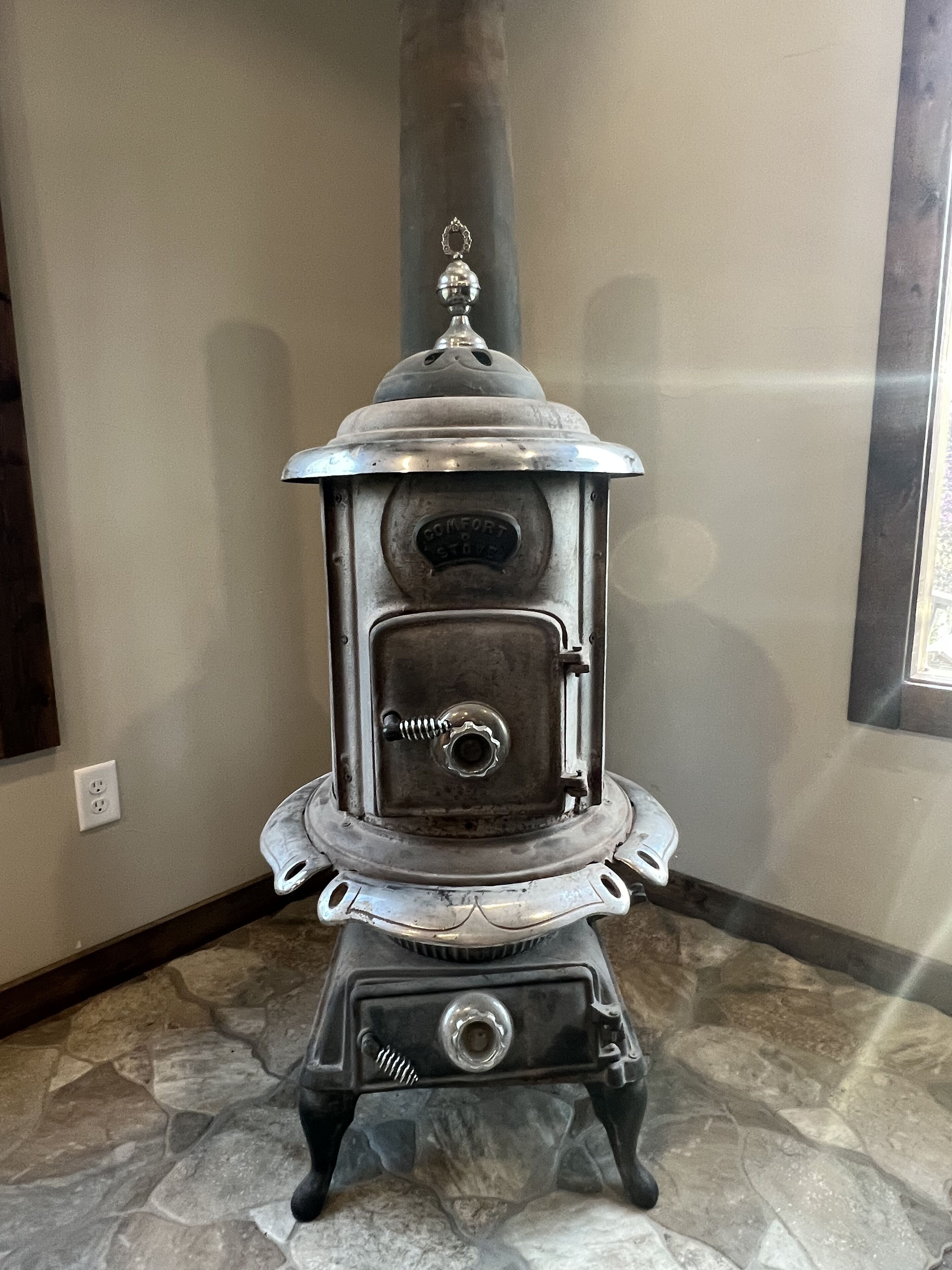 Cottage on the waterfall.