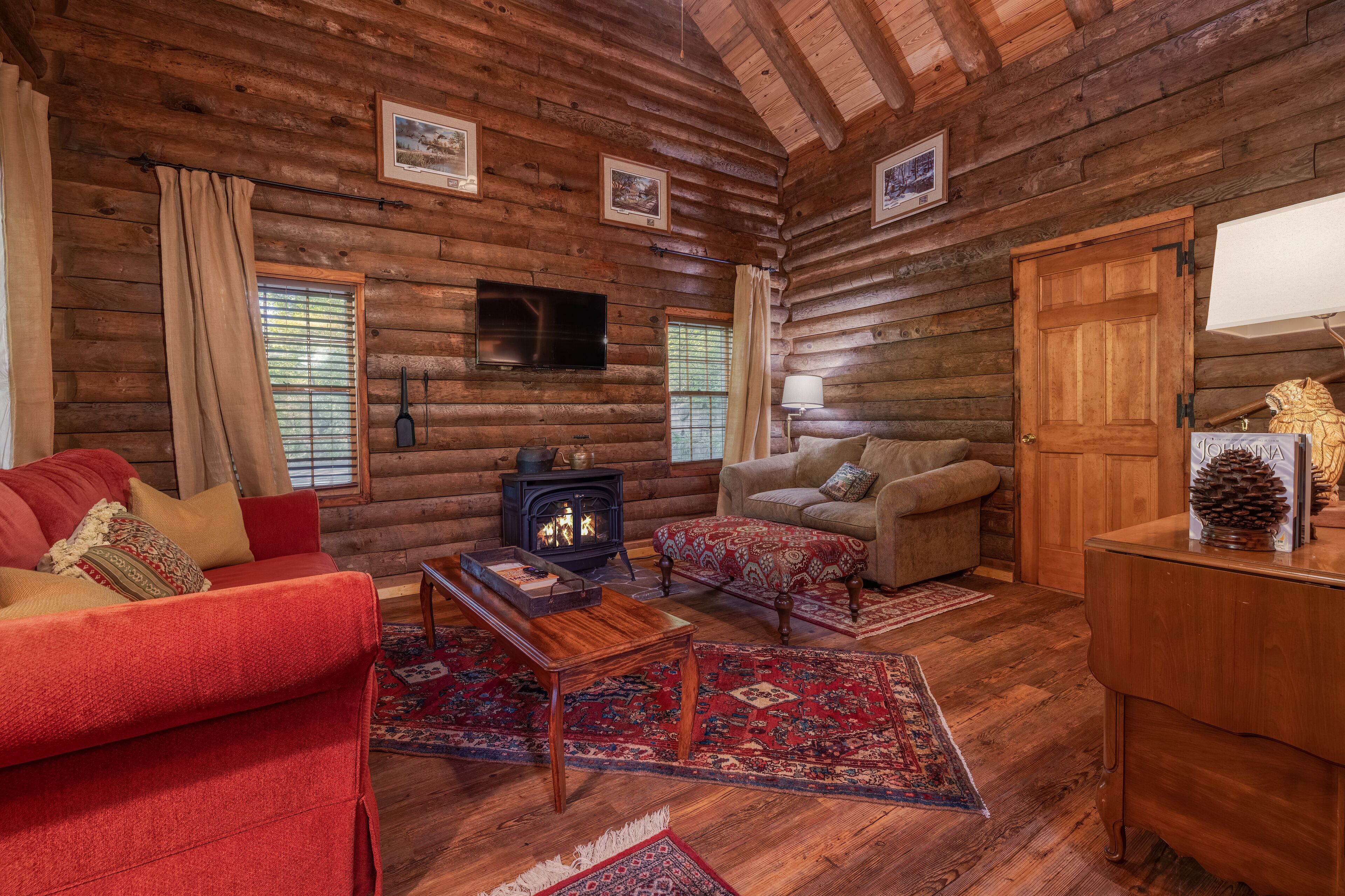 Little Log Cabin in the Woods