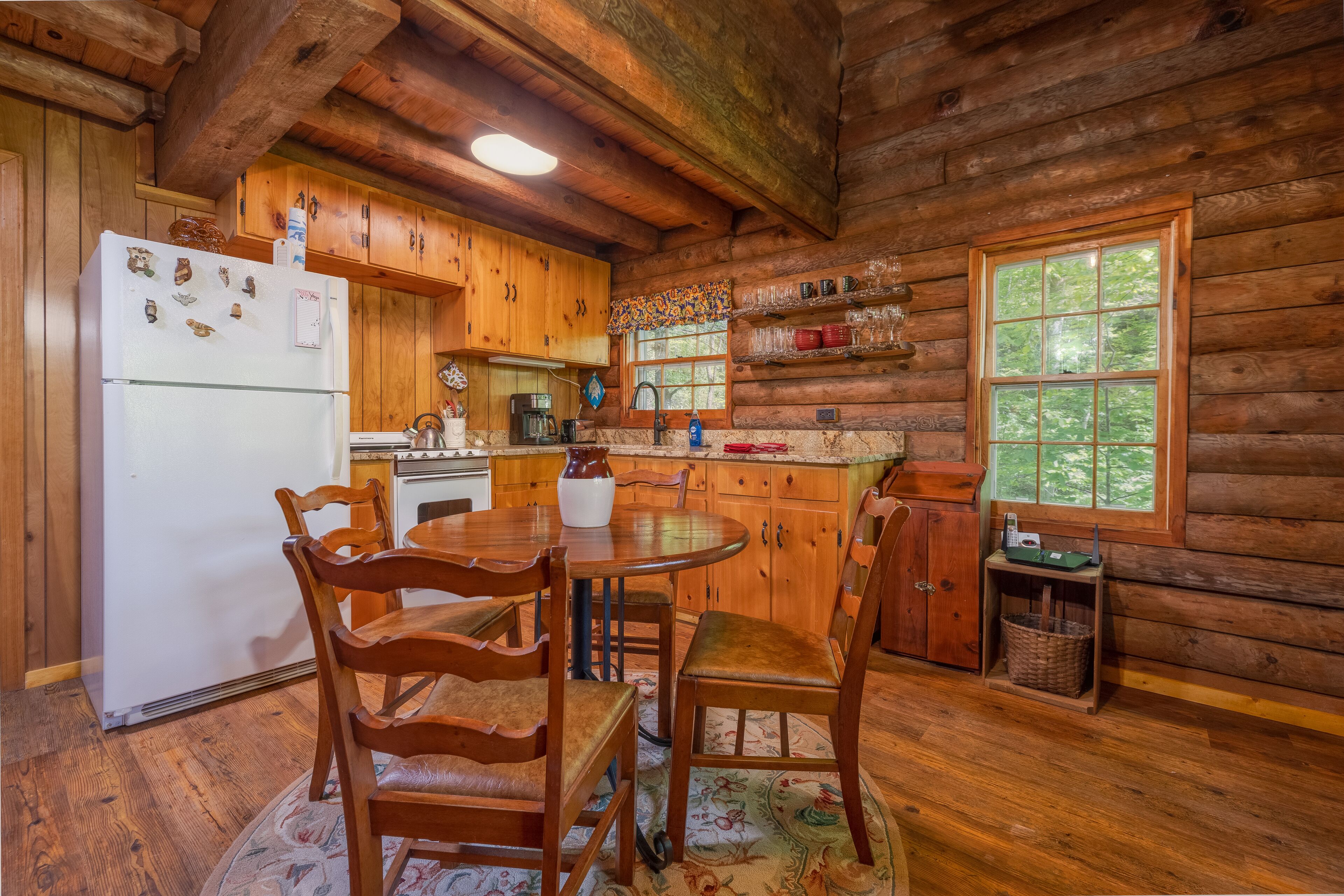 Little Log Cabin in the Woods