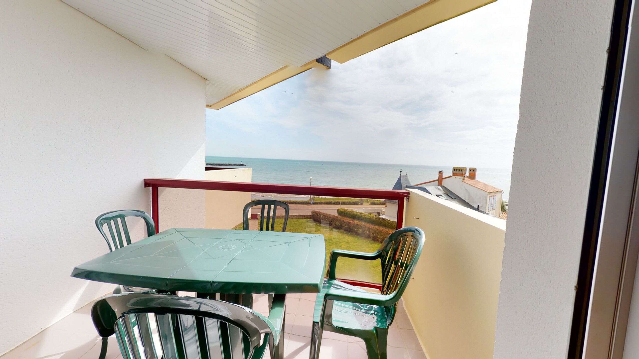 Balcon de Boisvinet appartement face mer