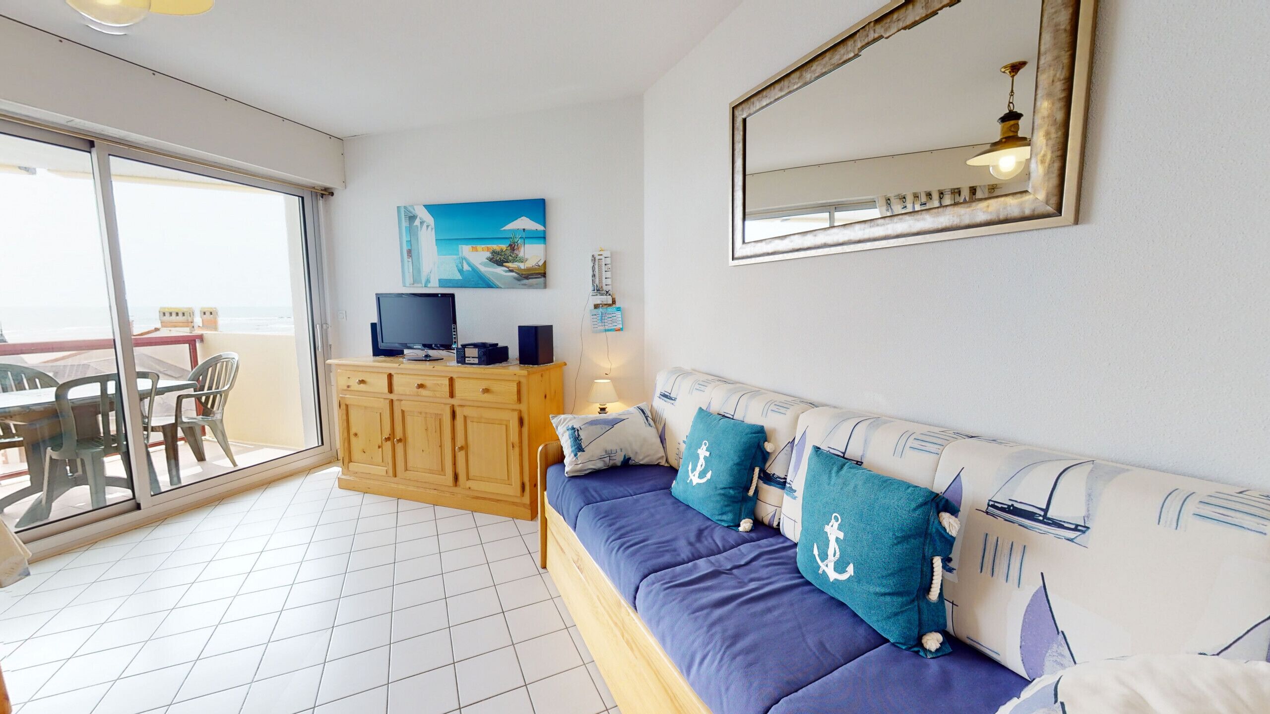 Balcon de Boisvinet appartement face mer