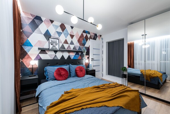 1 bedroom, Internet, bed sheets - JK Apartment Frida Katowice Ligota (Katowice)