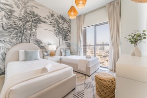3 bedrooms, in-room safe, iron/ironing board, free WiFi