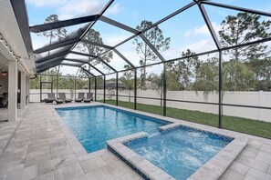 屋外プール、温水プール