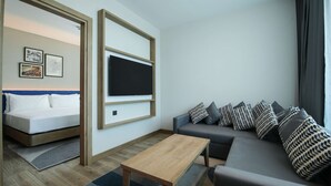 Suite, 1 Schlafzimmer | Wohnbereich