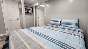 2 soverom, strykejern/-brett, wi-fi (inkludert) og sengetøy