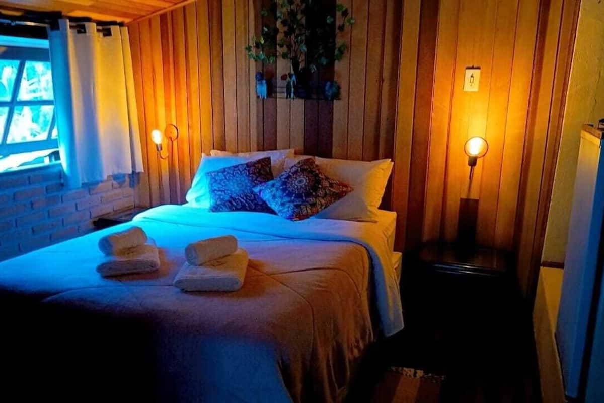 Minibar, blackout curtains, bed sheets