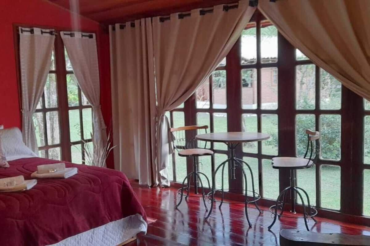 Minibar, blackout curtains, bed sheets