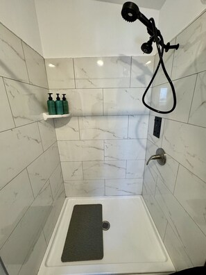 Hair dryer, towels