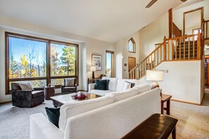 TV, fireplace, video games, books