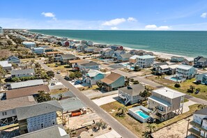 Exterior - 3rd Row w/ Private Pool, 2 Primary Suites & VIEWS (Oak Island)