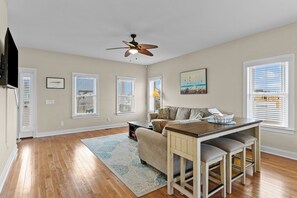 TV, DVD player - 3rd Row w/ Private Pool, 2 Primary Suites & VIEWS (Oak Island)