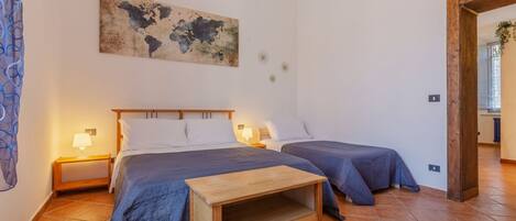 1 bedroom, desk, iron/ironing board