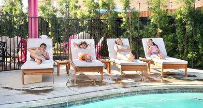 Pool/Spa, Super Mario Game room and Friends theme room!