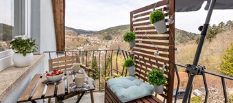 Studio Apartment "Sonnenhof" with Balcony & Wi-Fi