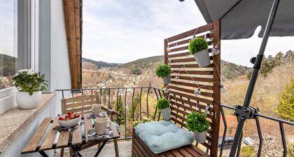 Studio Apartment "Sonnenhof" with Balcony & Wi-Fi