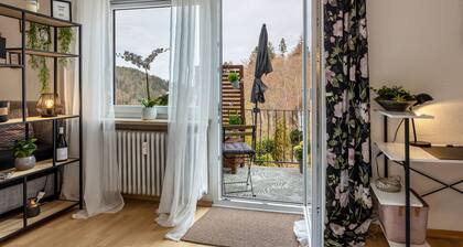 Studio Apartment "Sonnenhof" with Balcony & Wi-Fi