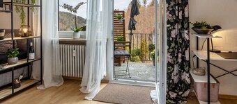 Studio Apartment "Sonnenhof" with Balcony & Wi-Fi