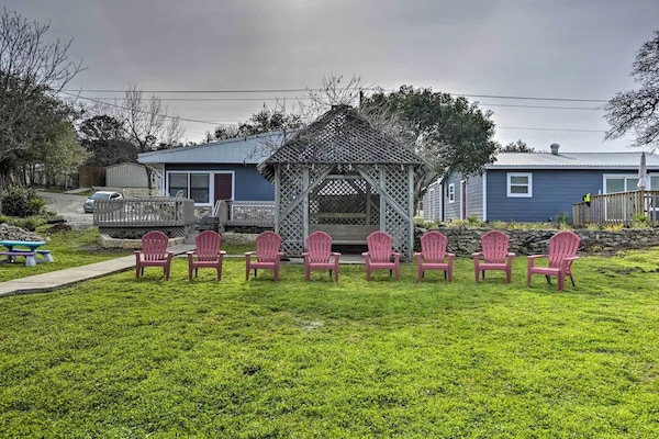 Back of Property and Sitting Area
