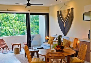 Apartment, 1 Bedroom, Accessible, Balcony | Living room - Condo With Amazing Jungle View With Top Amenities (Tulum)
