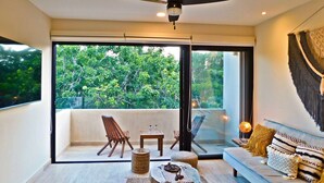 Apartment, 1 Bedroom, Accessible, Balcony | Living room - Condo With Amazing Jungle View With Top Amenities (Tulum)