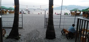 Uitzicht op strand/zee