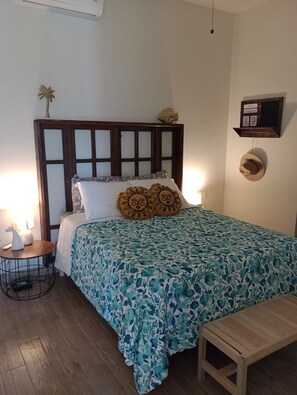 1 bedroom, free WiFi, bed sheets - At the best location and ocean view (Loreto)