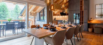 Chalet with sauna and carport near the piste