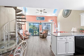 TV, fireplace - Coastal Calm Getaway w/ Loft Suite(By Beach Star) (Surfside Beach)
