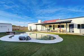 Una piscina climatizada