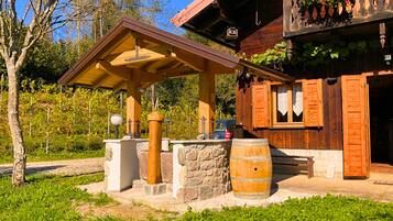 Cabin, 1 Bedroom, Smoking, Patio | Property grounds