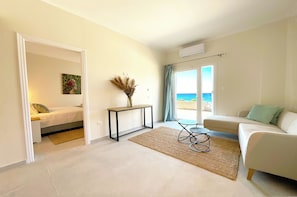Apartment, 2 Bedrooms, Smoking, Balcony | Living area