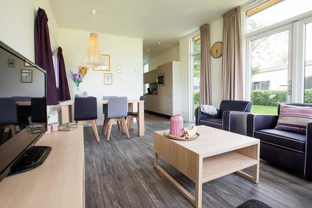 ✓ Module at Recreatiepark het Esmeer ✓ Holiday home for 5 persons ✓ Located in Aalst (Gelderland) ✓ Waterside holiday park ✓ Book directly through the park