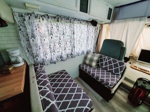 Mobile Home, 1 Bedroom | Living room - 34ft Mobile Home Near Yale U (New Haven)