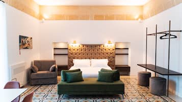 Habitación de lujo | 1 habitación, ropa de cama de alta calidad y camas con efecto memoria