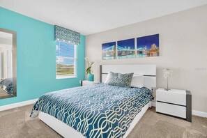 9 habitaciones y tabla de planchar con plancha 