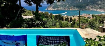 Romantic Lemonia Cottage with Private Pool & Sea View