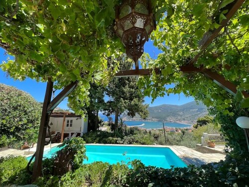 Romantic Lemonia Cottage with Private Pool & Sea View