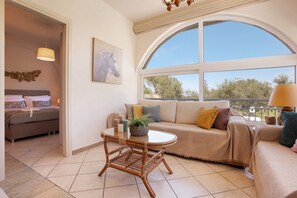 Televisie en een open haard