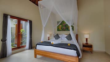 Vila Deluks, 1 kamar tidur, pemandangan lembah | 1 kamar tidur, minibar, brankas, dan meja kerja
