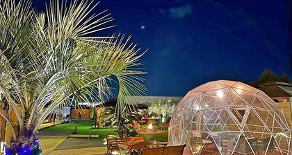8m dome tent 30 square meters villa house with / Sambu-gun Chiba