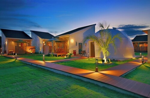 7m dome tent  30 square meters villa house with  / Sambu-gun Chiba