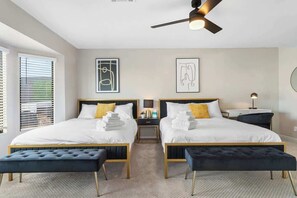 4 soverom, strykejern/-brett, reiseseng for barn og wi-fi