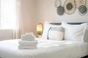 4 bedrooms, iron/ironing board, travel crib, WiFi