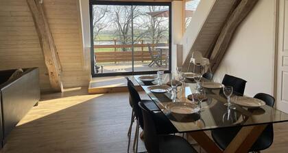 Ferienhaus in der Natur, Terrasse, Klimaanlage, für 6 Personen